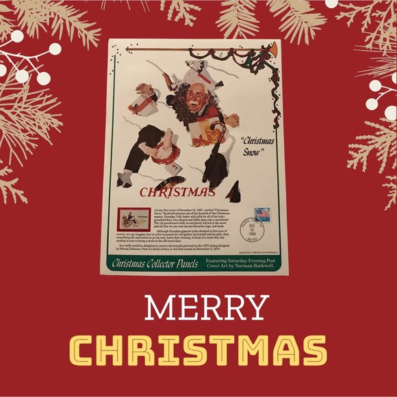 USPS Other - Vintage Christmas Collector Panels Stamp